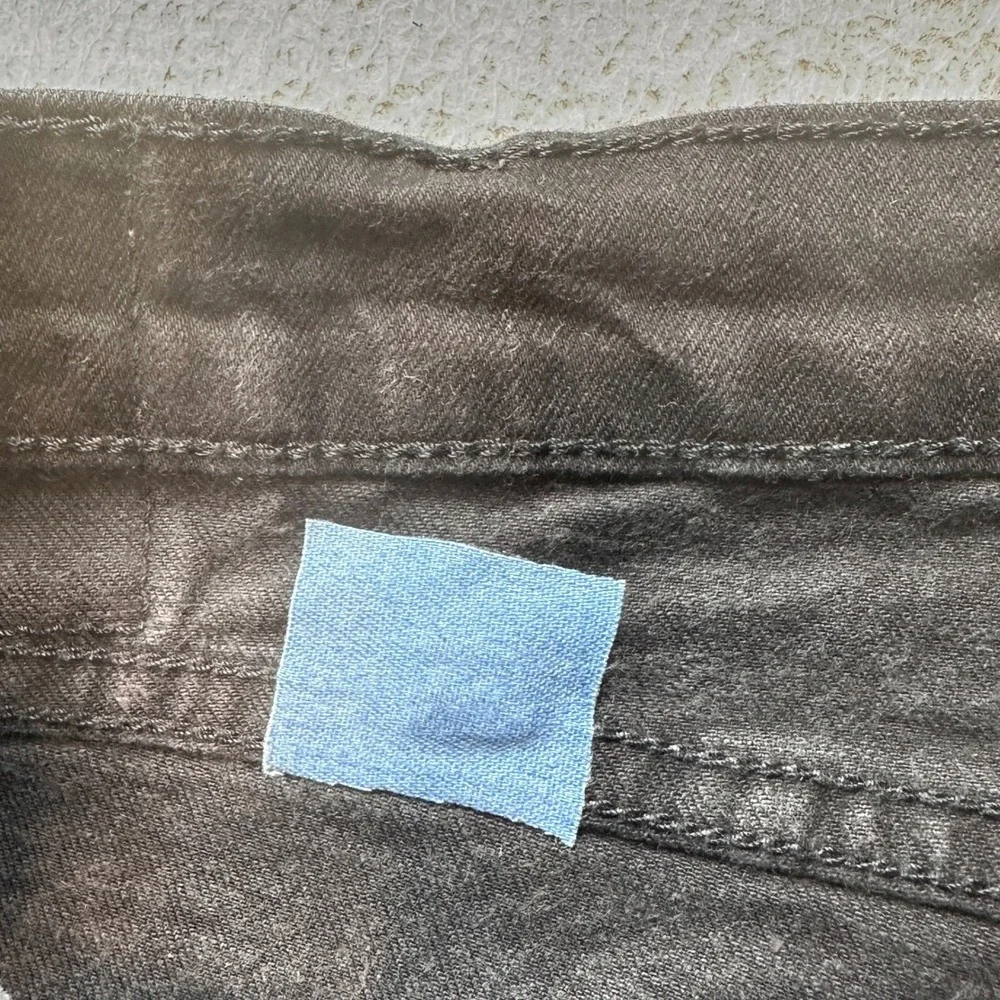 Levi's 505 Jeans Mens 40x32 Black Regular Fit Straight Leg Stretch WaterLess